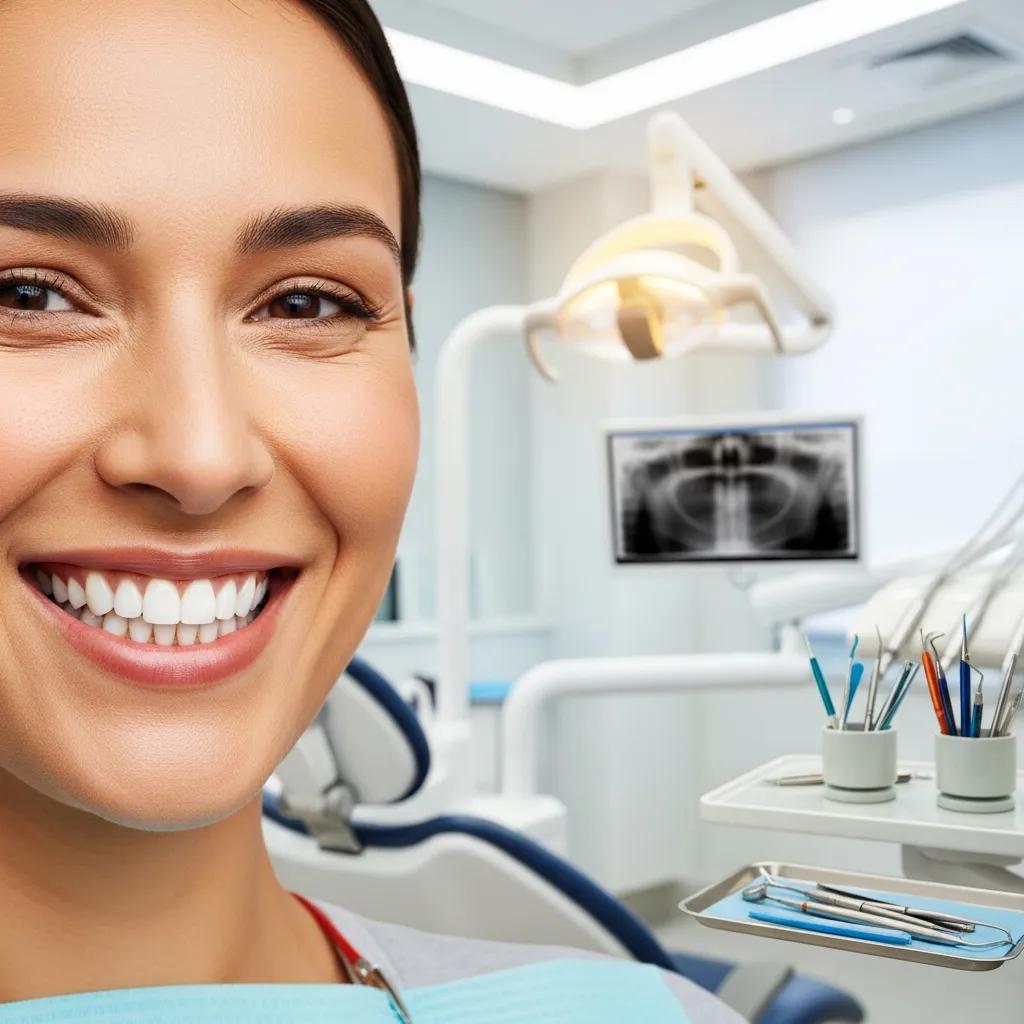 Adult smiling confidently after a whitening treatment &mdash; simple cosmetic options with big impact