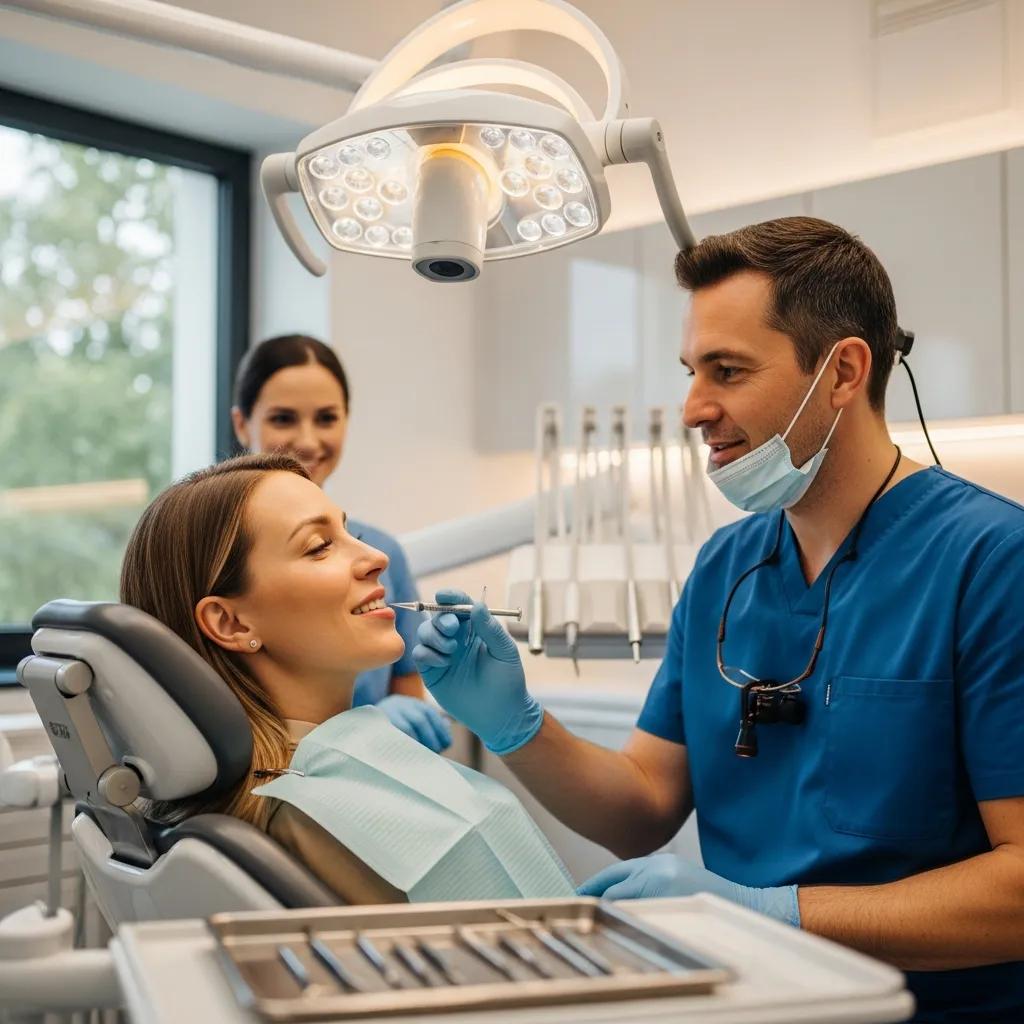 Emergency Dental Care: Broken Tooth Repair in Markham Patient receiving local anesthesia for pain relief during urgent dental treatment